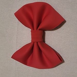 Reddish Pink Hair Bow